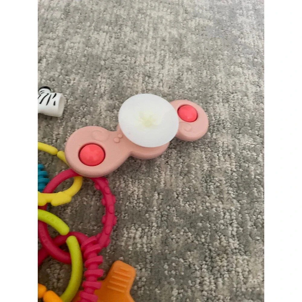 Multicolor Baby Teether Ring Lot, Unisex Motor Skills & Hand-Eye Coordination
